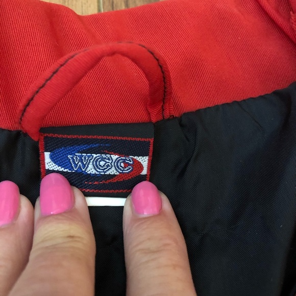 St Thomas Navy Embroidered Flag Pull Over Jacket Coastal Nautical Unisex Medium - Picture 7 of 13